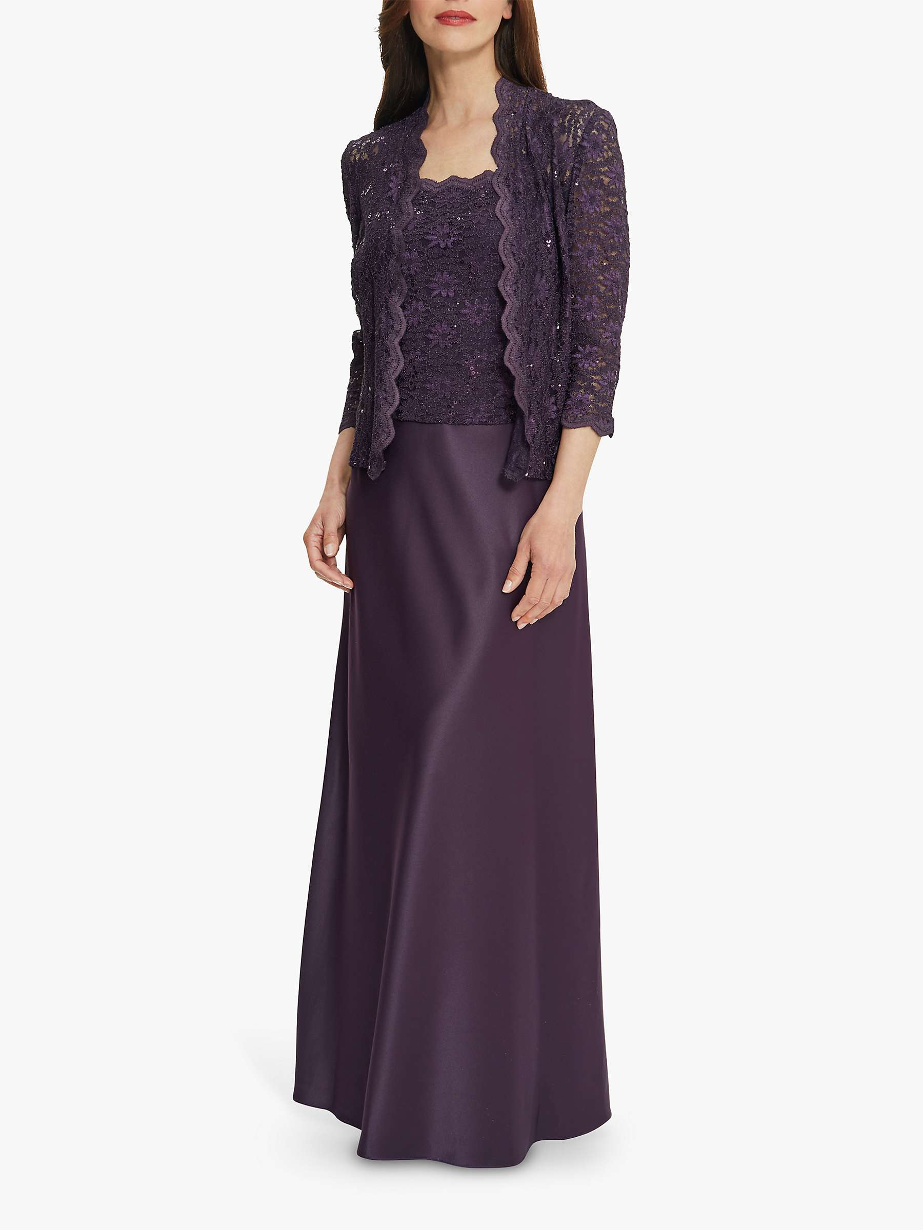 Buy Gina Bacconi Aimee Embroidered Lace Jacket And Maxi Dress Online at johnlewis.com