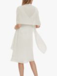 Gina Bacconi Farrah Lace Bodice Chiffon Dress, Off White