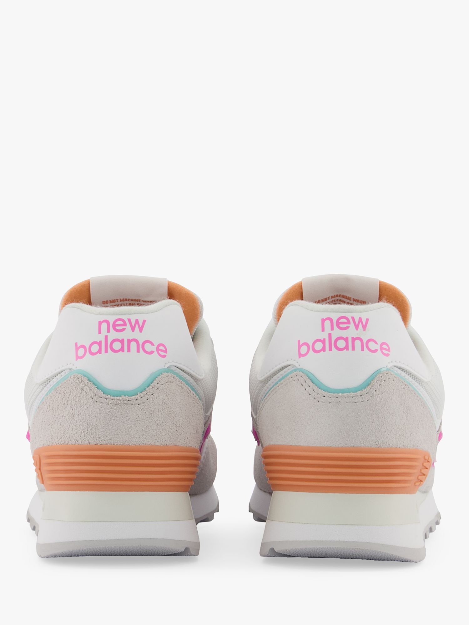 new balance 574 sneaker nimbus cloud/peach glaze