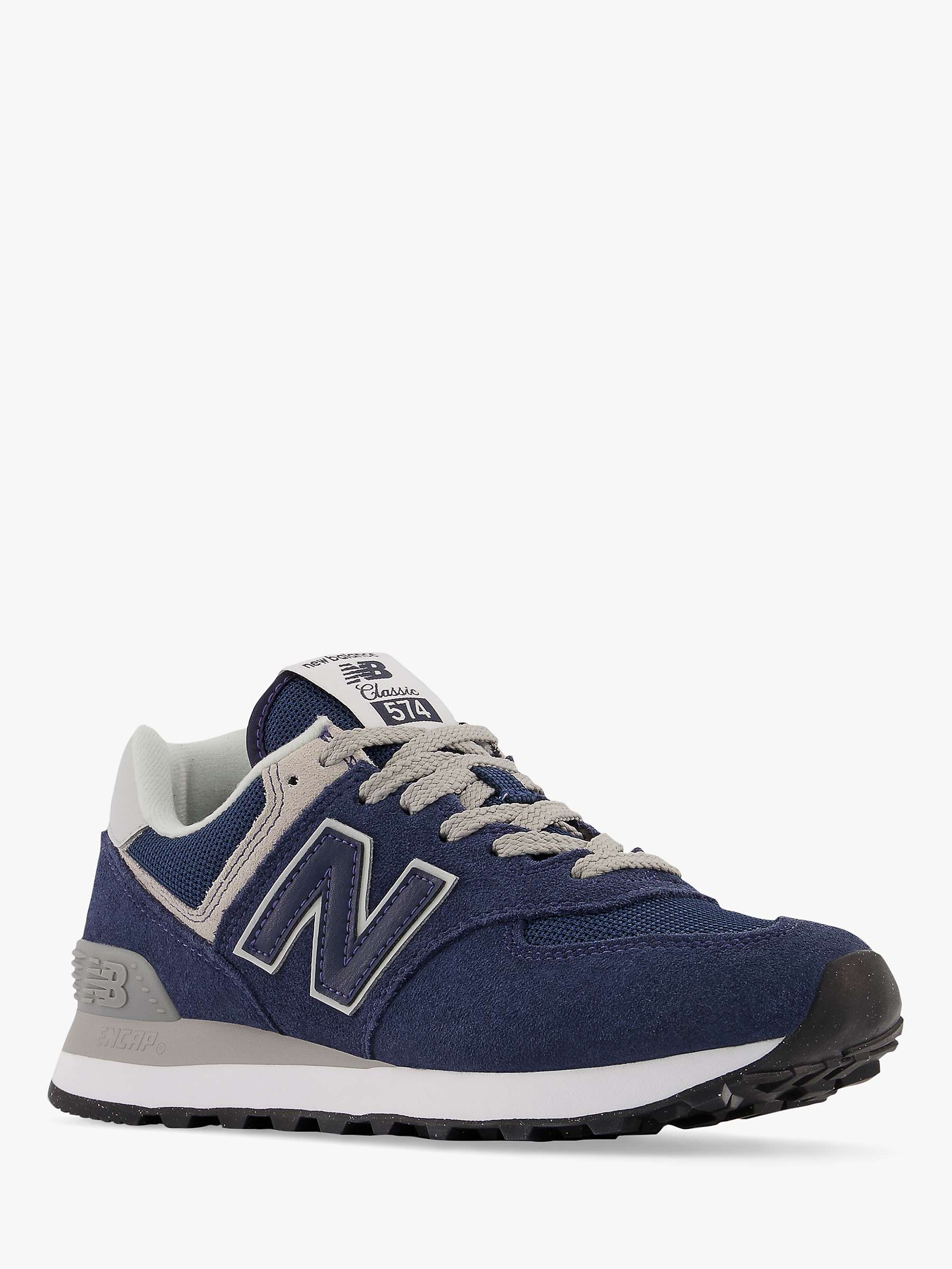 Buy New Balance 574v3 Trainers, Navy Online at johnlewis.com