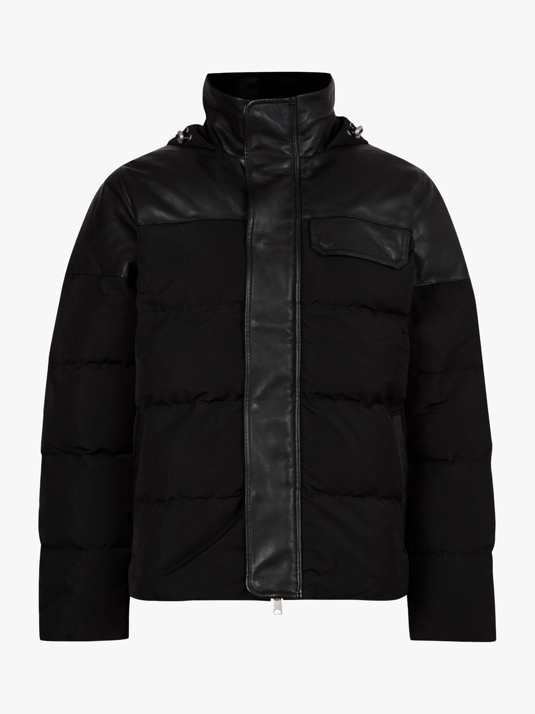 AllSaints Woodrow Puffer Jacket, Black