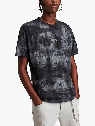 AllSaints Clay Abstract T-Shirt, Pier Grey