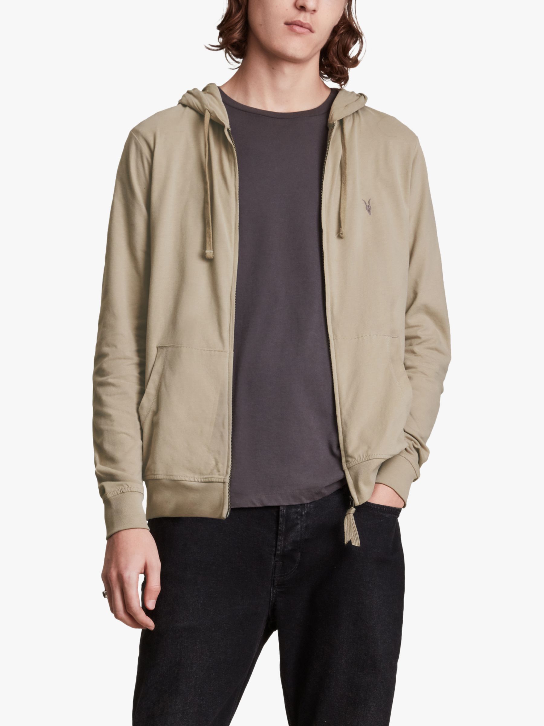 AllSaints Brace Hoodie, Pier Grey