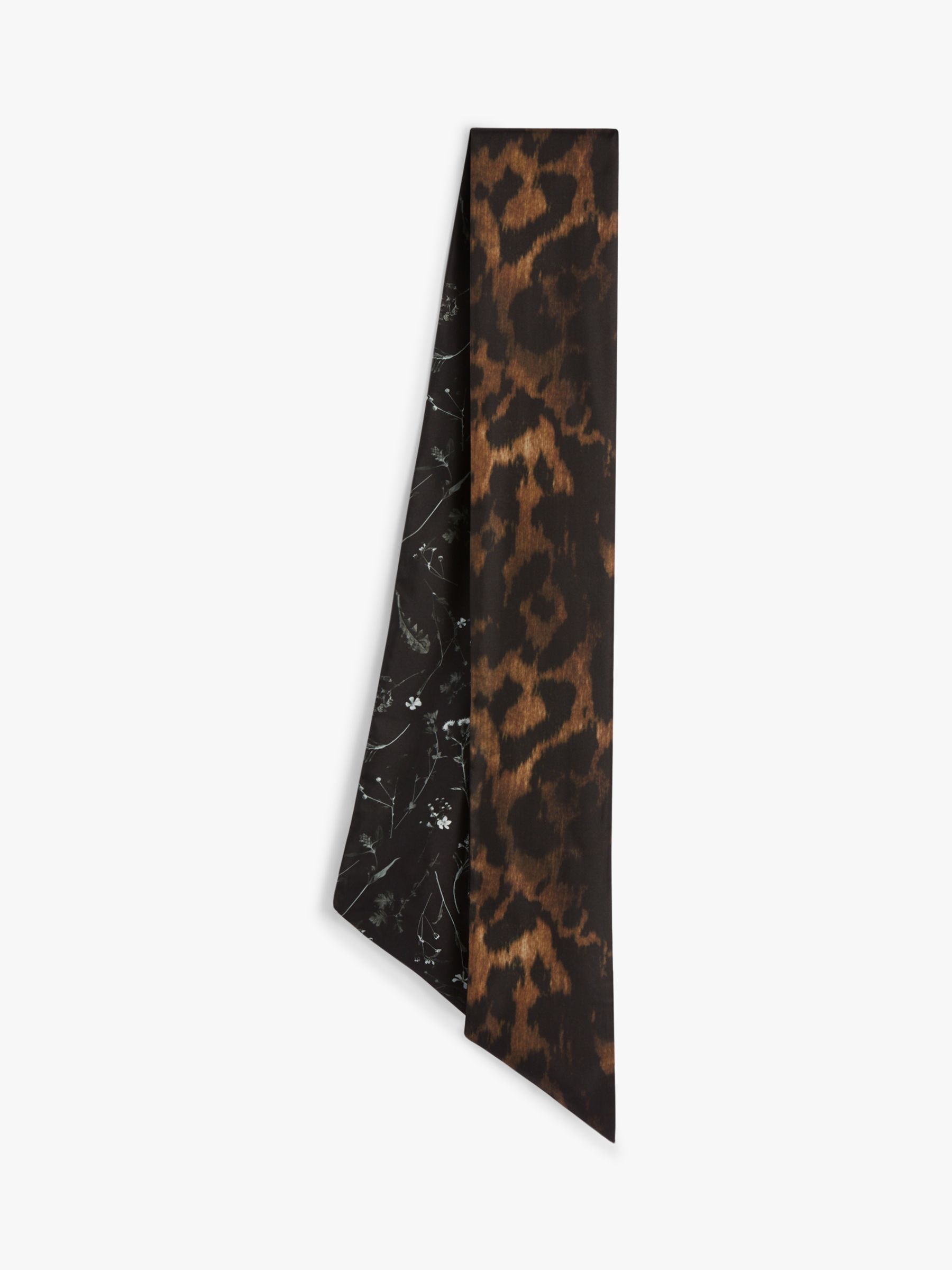 AllSaints Heligan Reversible Silk Scarf