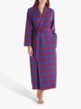 British Boxers Tartan Brushed Cotton Dressing Gown