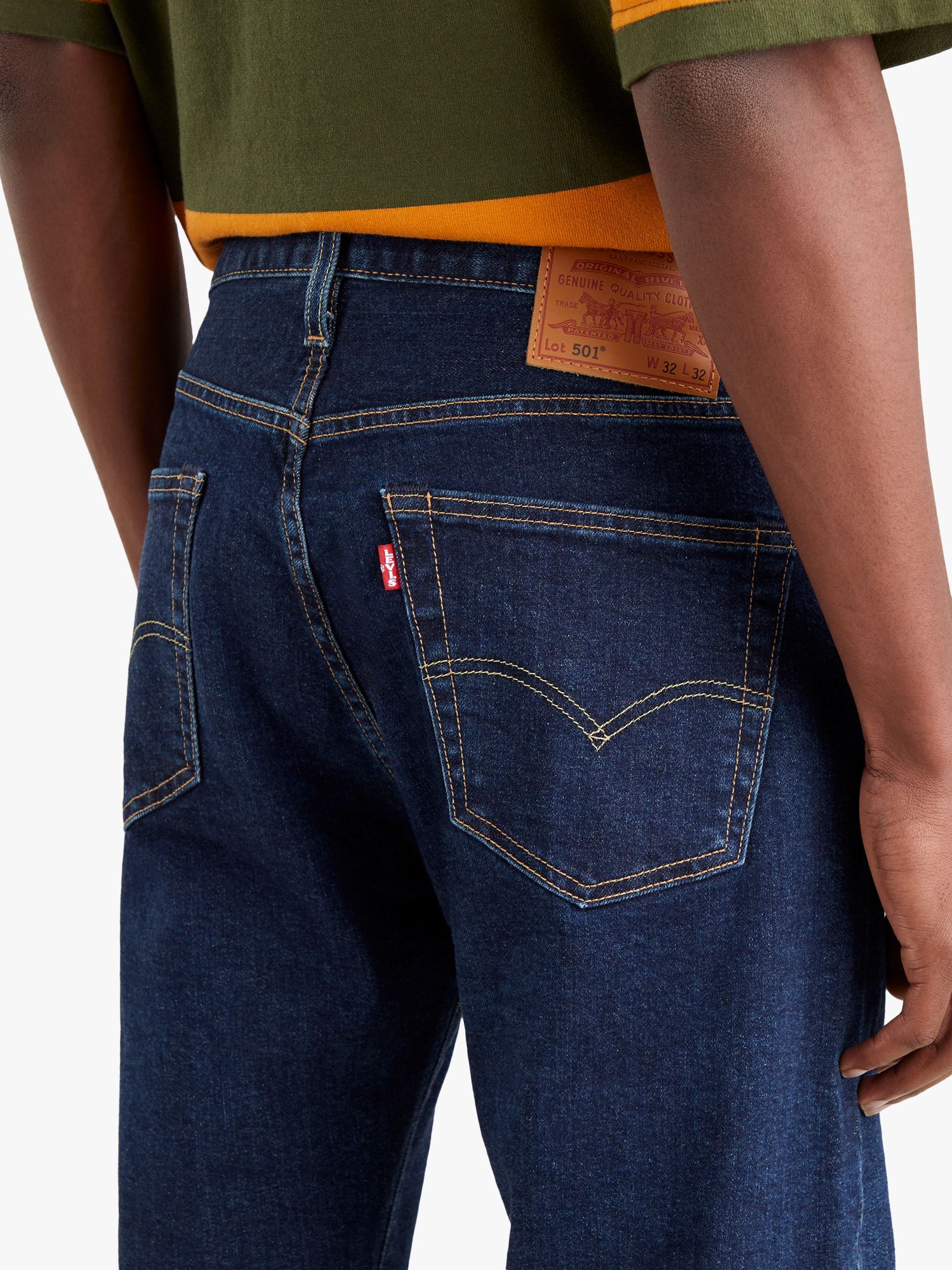 Fysica Ouderling Verslagen Levi's 501 Originals Established Jeans, Blue at John Lewis & Partners