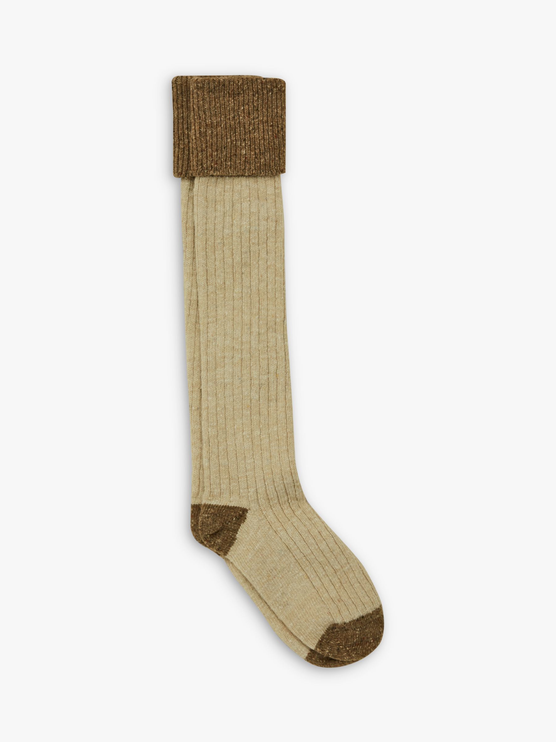 Men's wool and cashmere socks - Beige