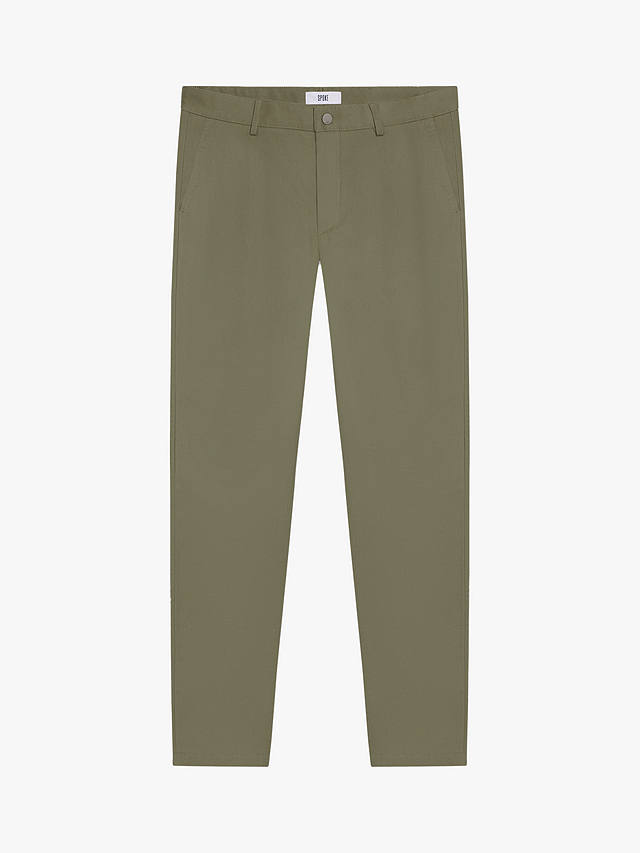 SPOKE Heroes Cotton Blend Narrow Thigh Chinos, Olive