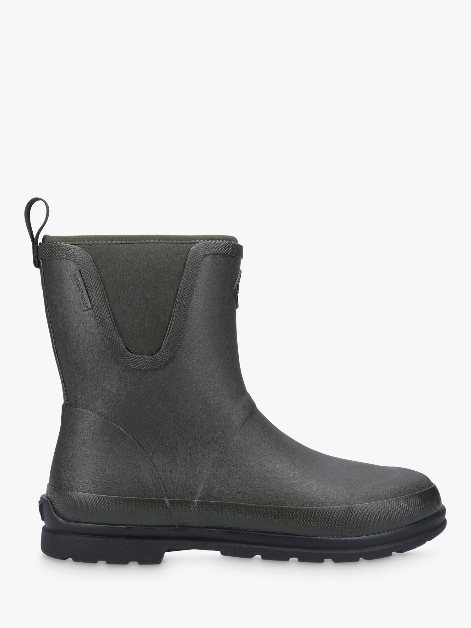 Muck Originals Pull On Mid Wellington Boots, Moss at John Lewis & Partners