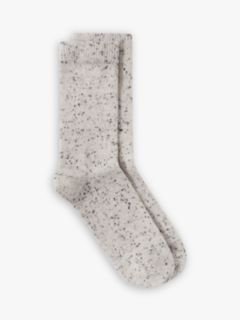 Mango Metallc Ankle Socks, Silver, One Size at John Lewis & Partners