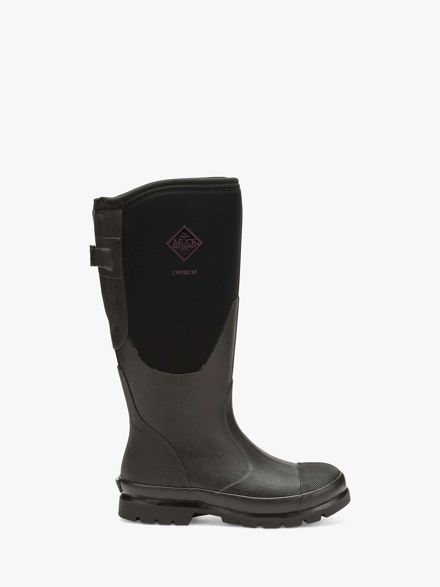 Buy Muck Chore Adjustable Slip On Tall Wellington Boots, Black Online at johnlewis.com