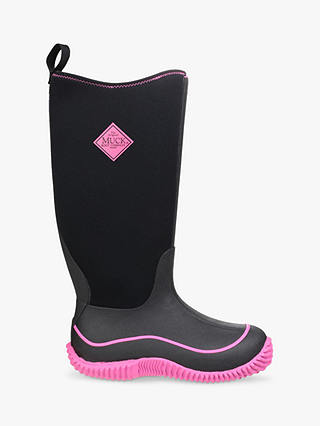 Muck Hale Wellington Boots, Black/Pink