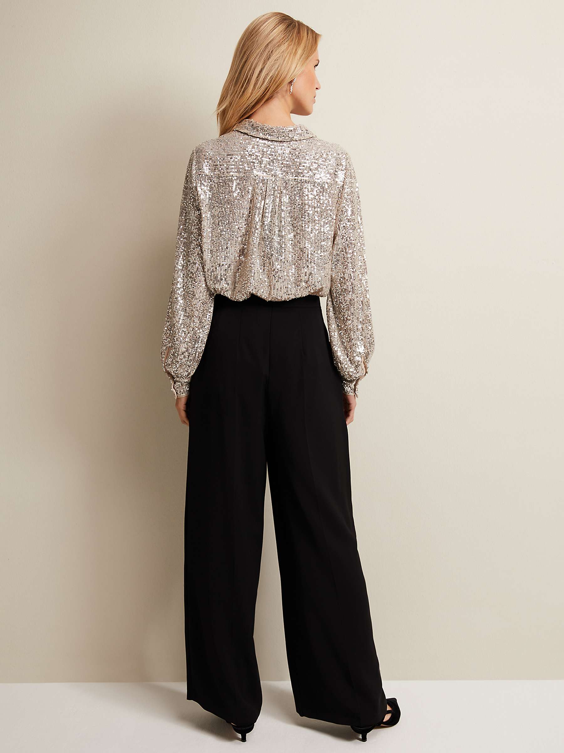 Buy Phase Eight Florentine Wide Leg Trousers Online at johnlewis.com