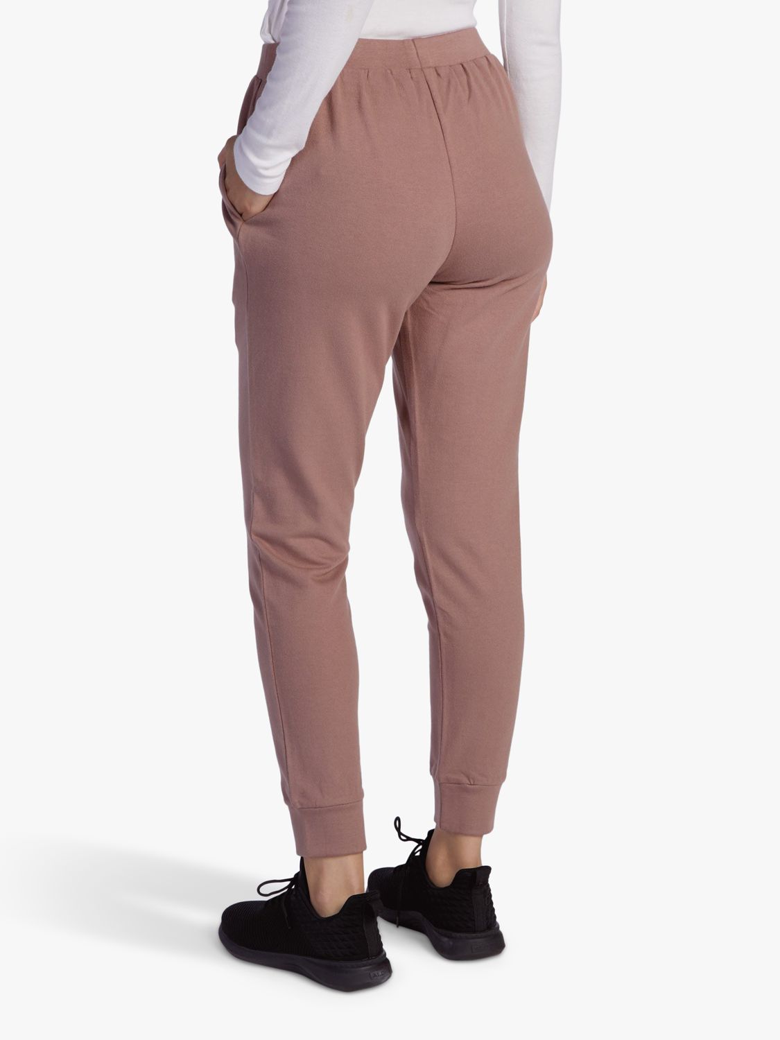 Aab Cuffed Cotton Joggers, Taupe at John Lewis & Partners