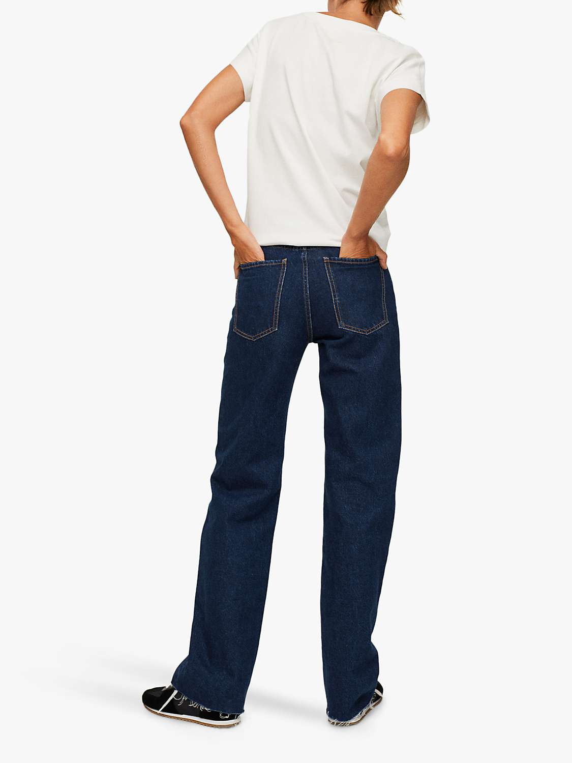 Buy Mango Nora Wide Leg Jeans Online at johnlewis.com