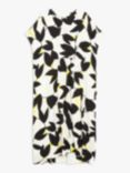 Kin Painted Floral Gathered Dress, Multi