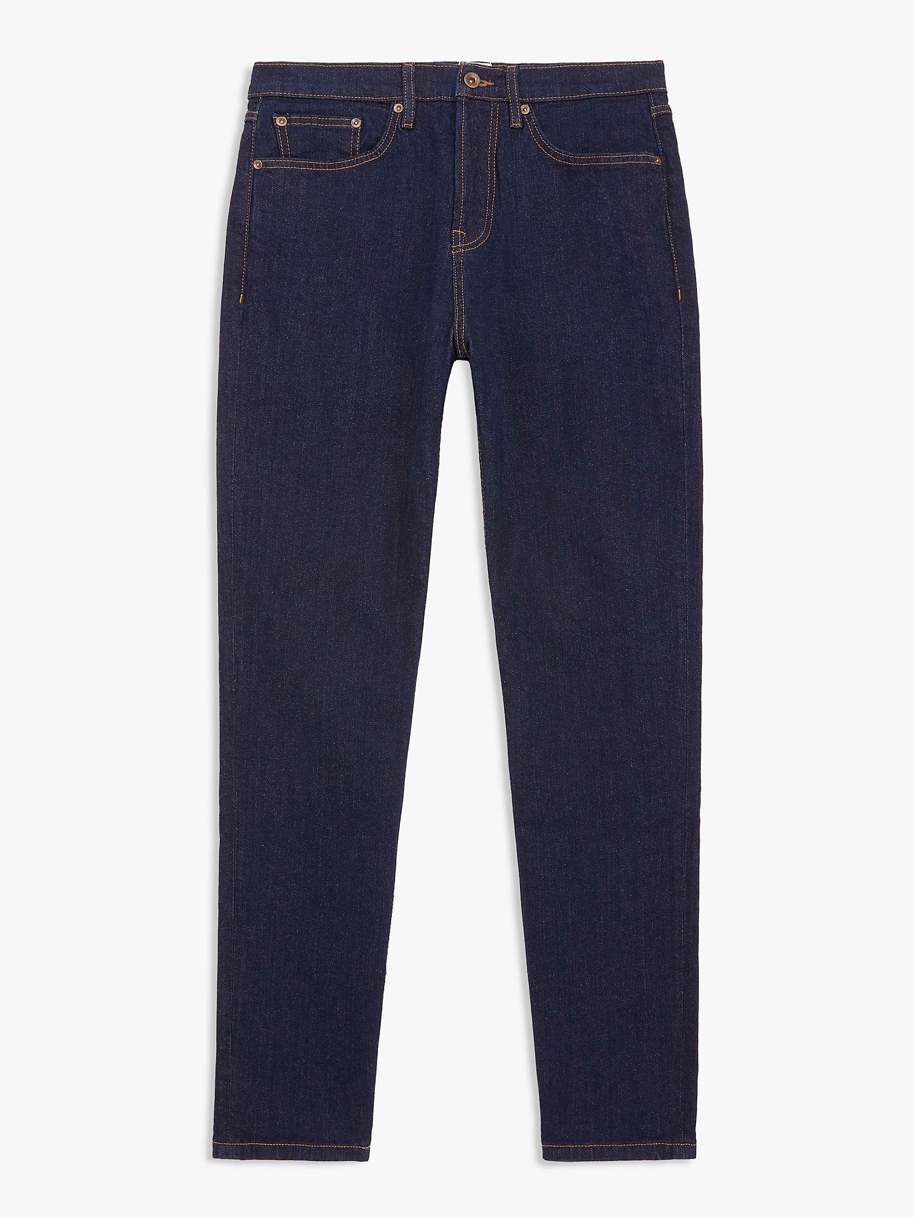 Buy John Lewis Straight Fit Denim Jeans, Blue Online at johnlewis.com