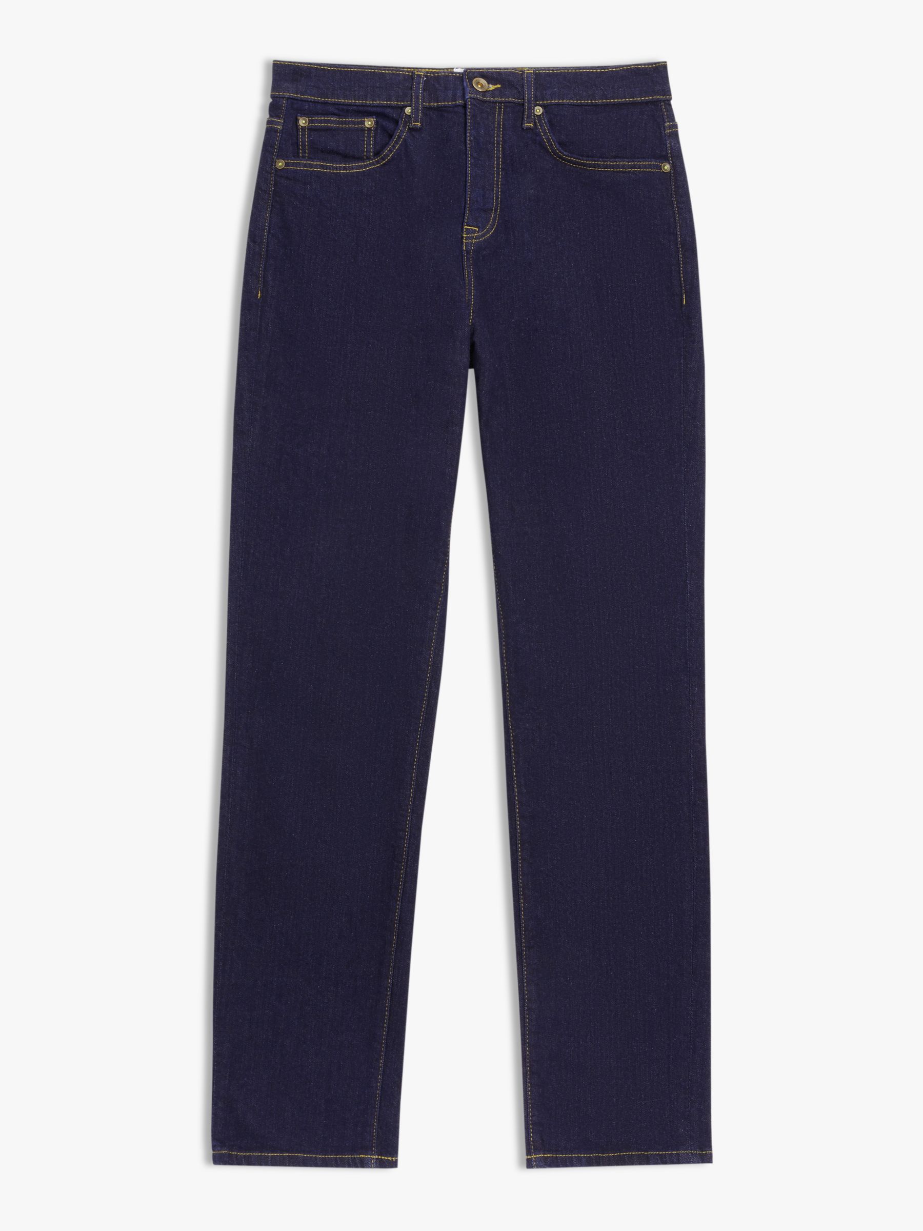 John Lewis Slim Fit Denim Jeans, Blue at John Lewis & Partners