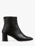 L.K.Bennett Maxine Leather Block Heel Ankle Boots