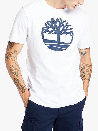 Timberland Kennebec Tree Short Sleeve Logo T-Shirt, White