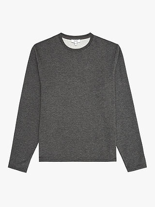 Reiss Adam Crew Neck Jumper, Dark Grey