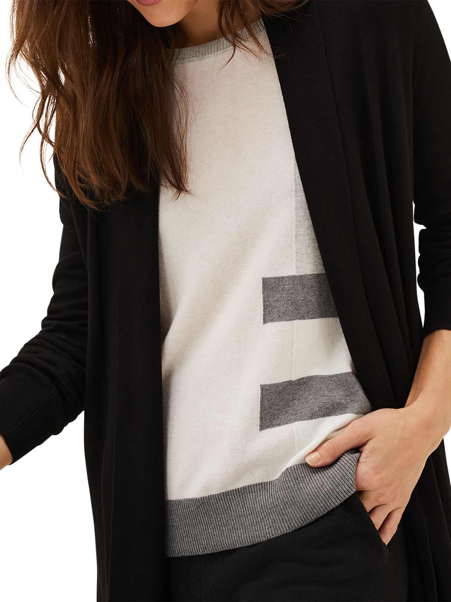 Buy Phase Eight Lili Longline Cardigan Online at johnlewis.com