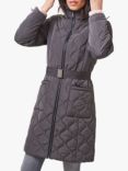 Phase Eight Danny Quilted Puffer Coat, Grey