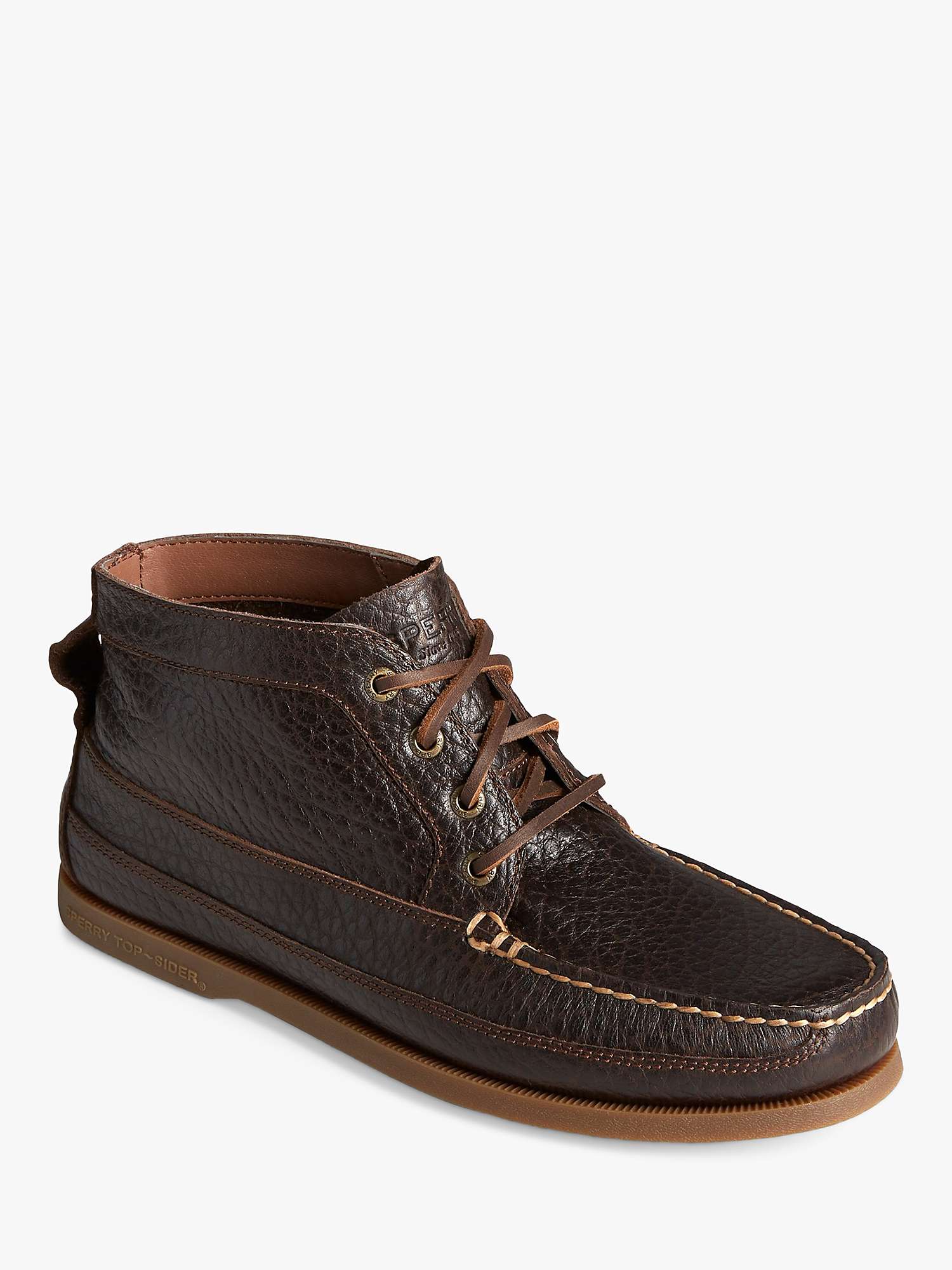 Buy Sperry Authentic Original Tumbled Leather Boat Chukka Boots Online at johnlewis.com