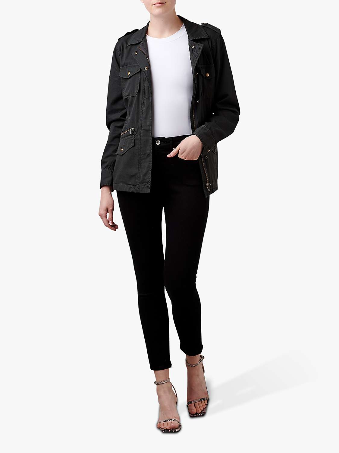 Buy Good American Good Legs Cropped Jeans Online at johnlewis.com