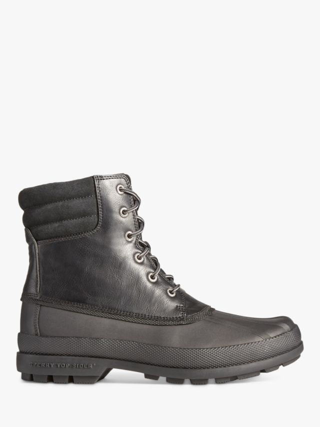 Black and gray sperry duck clearance boots