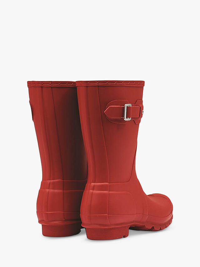 Hunter Original Short Wellington Boots, Red