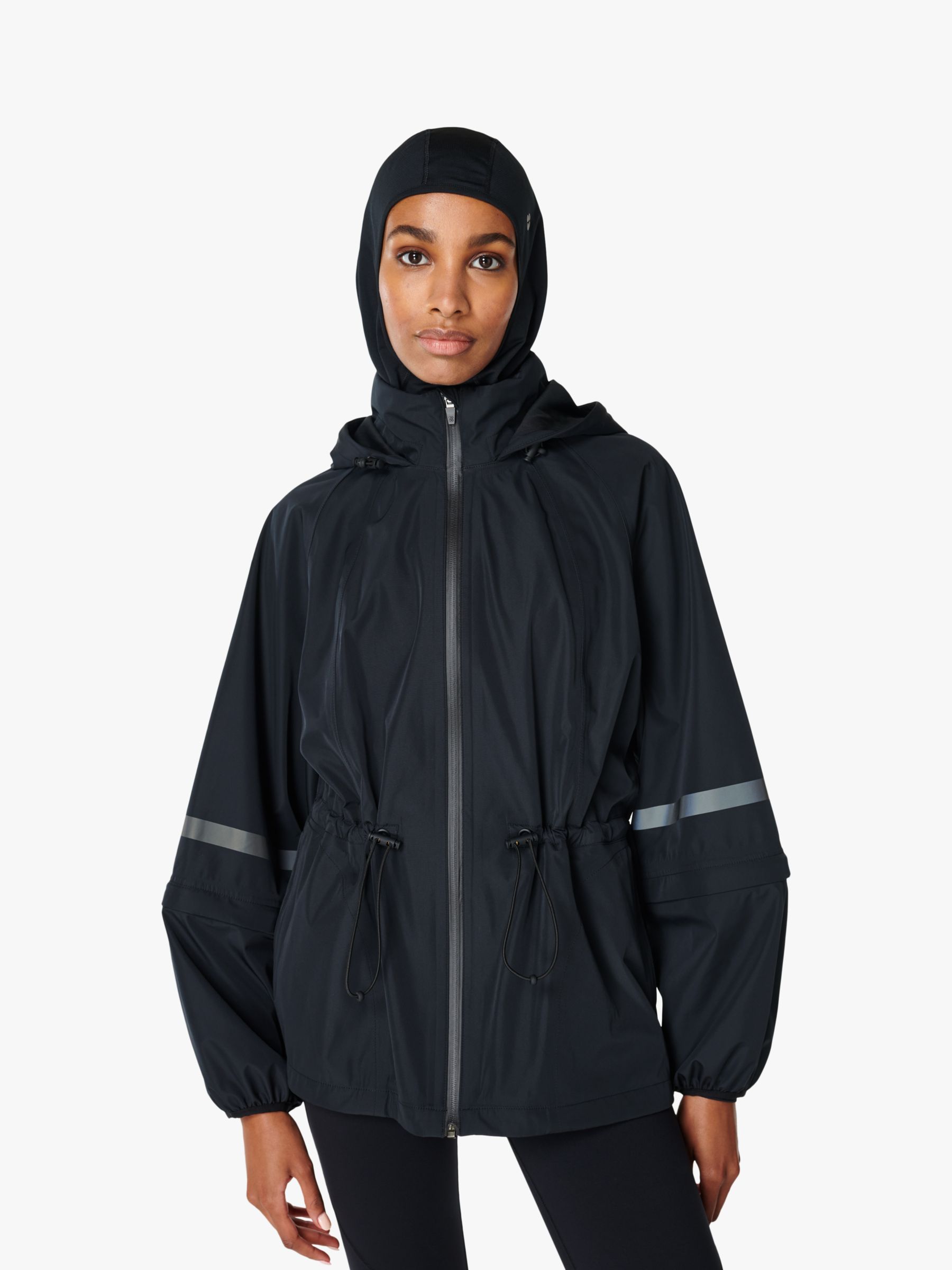 Sweaty Betty Mission Performance Waterproof Jacket, Black, XXS