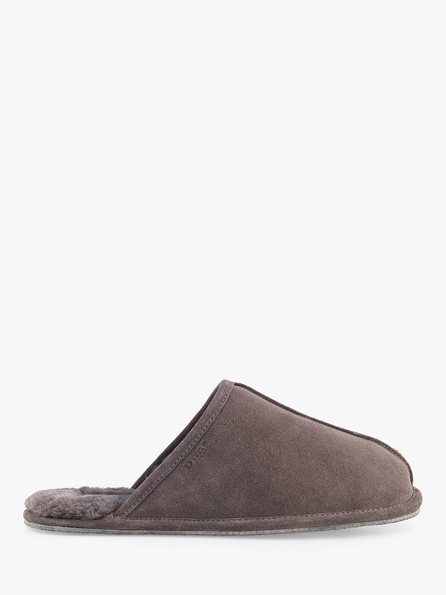 Dune Forage Warm Lined Mule Slippers, Grey