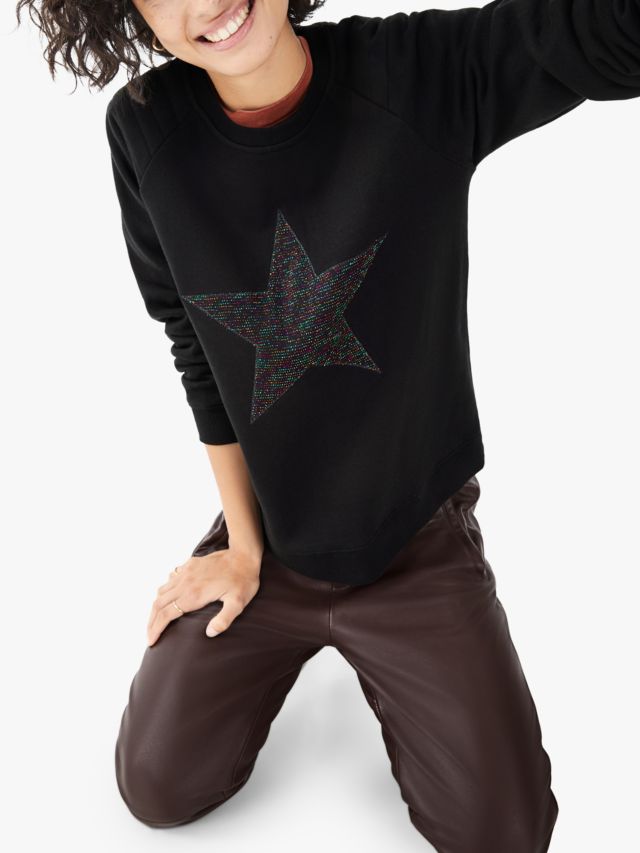 Hush star 2024 biker sweatshirt