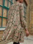 Baukjen Regina Paisley Print Smock Dress, Khaki