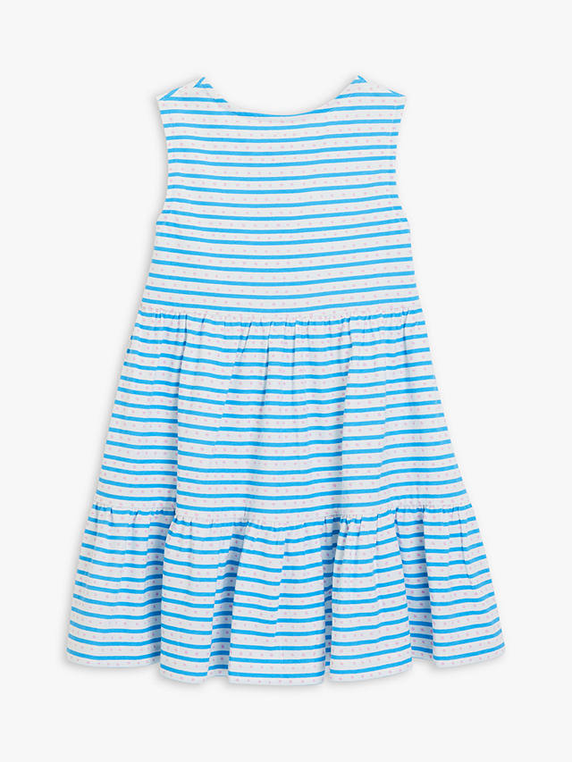 NEW Girl's Red Spot and Striped Dress JOHN LEWIS Age 2 