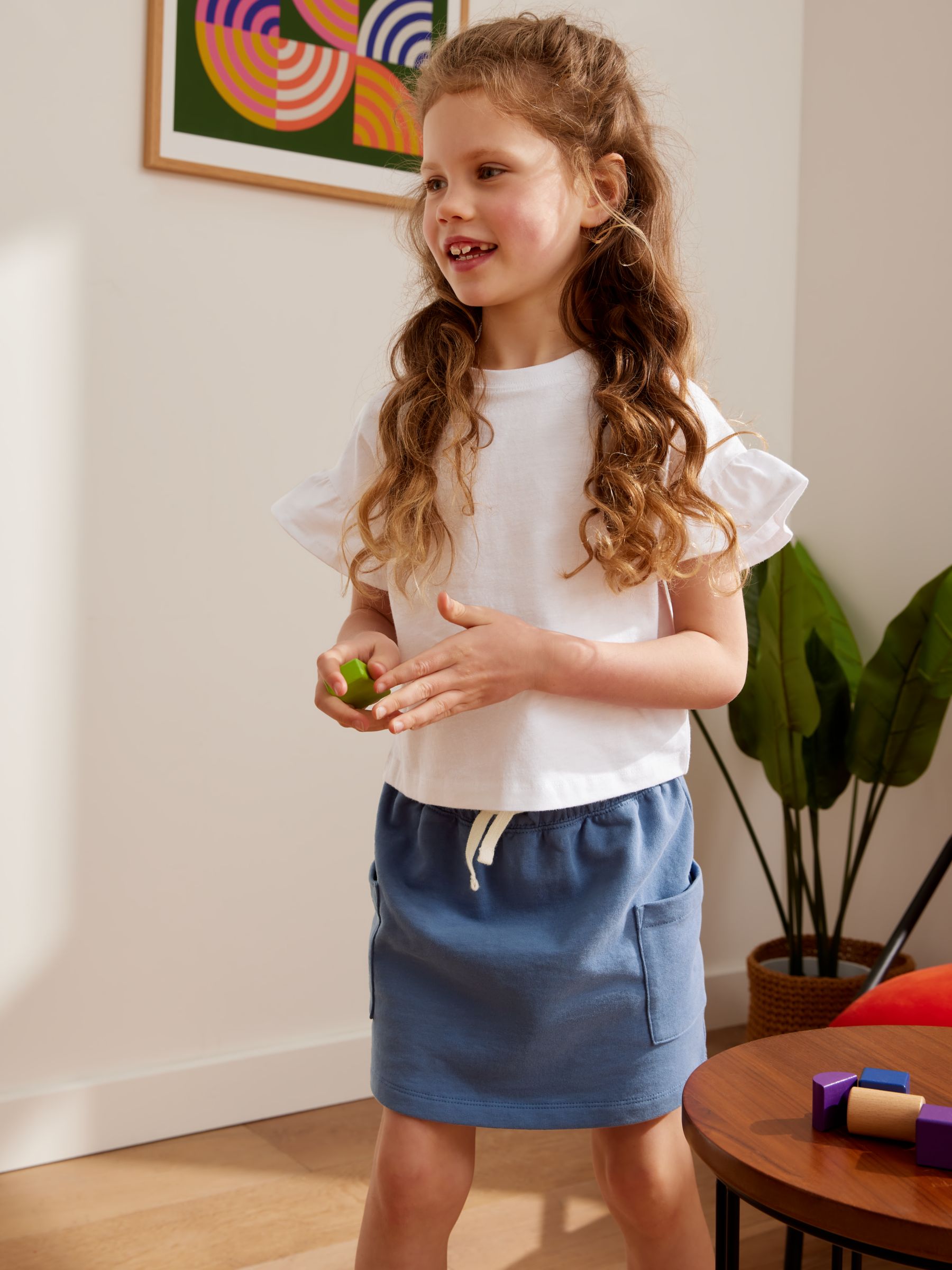 Mini Boden Girls Sequin Skirt Age 5-6 Years 