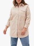 Phase Eight Jessica Button Shacket, Soft Pink