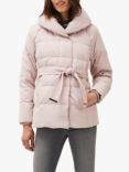 Phase Eight Kyra Wrap Puffer Jacket, Pale Pink