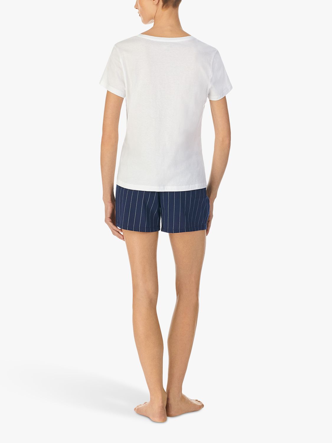 Buy Lauren Ralph Lauren Core Stripe Cotton Pyjama Boxer Shorts Online at johnlewis.com