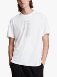 AllSaints Freeq Graphic Logo T-Shirt, Optic White