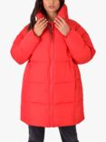 Ro&Zo Quilted Coat, Bright Red, Bright Red