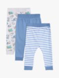 Mini Cuddles Baby Puppy Joggers, Pack of 3, Blue