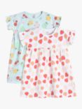 Mini Cuddles Baby Fruit Dress, Pack of 2, Multi
