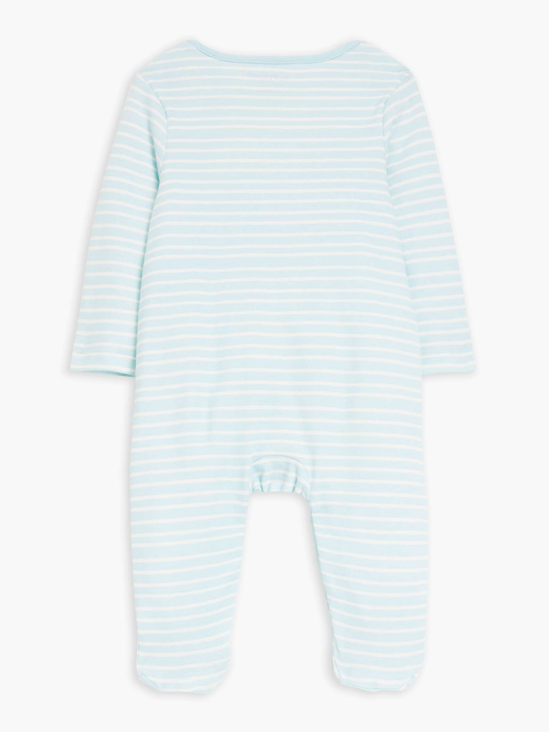 Buy John Lewis ANYDAY Baby Super Star Sleepsuit, Blue/Multi Online at johnlewis.com