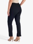 Chesca Zip Detail Stretch Trousers, Navy