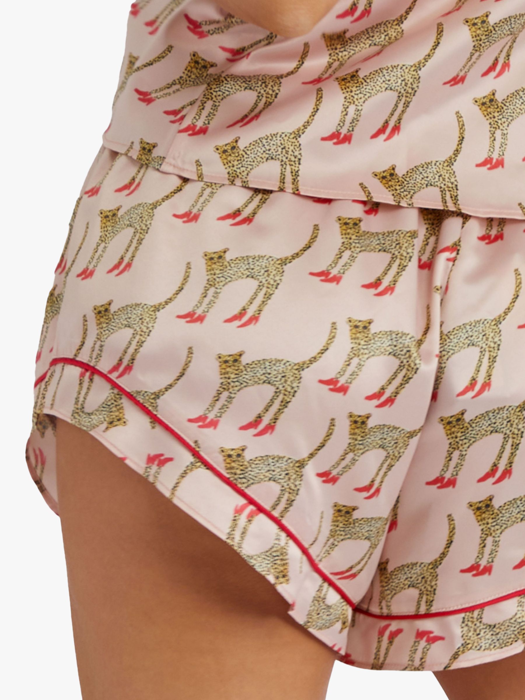 Buy Playful Promises Bouffants Cheetah in Heels Pyjama Shorts, Mixed Print Online at johnlewis.com