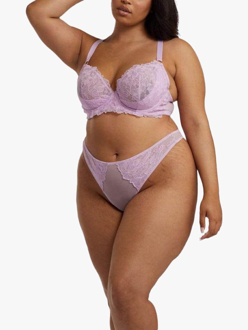 Playful Promises Lila Underwired Plunge Bra, Lilac, 30DD