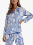 Playful Promises Logan Spector Statues Long Sleeve Pyjama Top, Blue