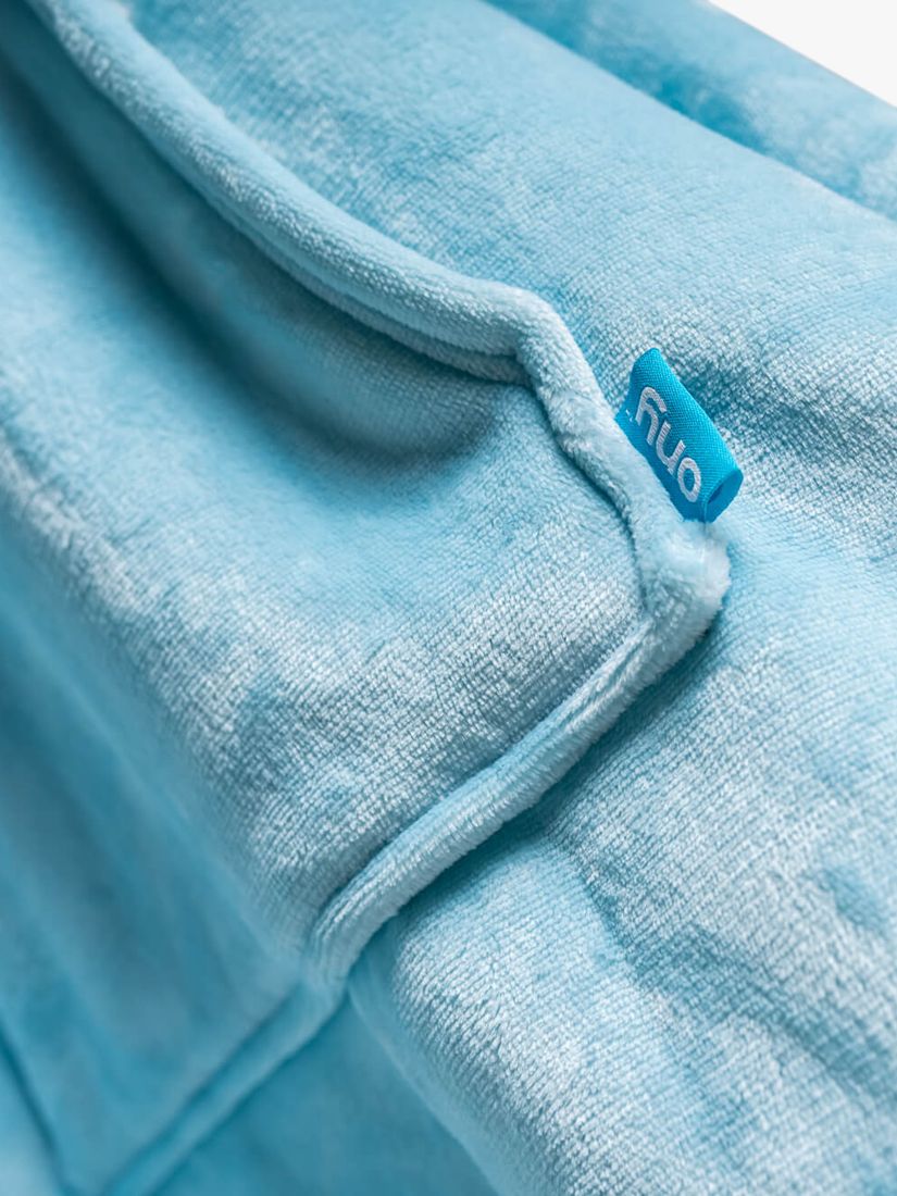 Ony Original Oversized Hooded Blanket, Blue/White at John Lewis & Partners